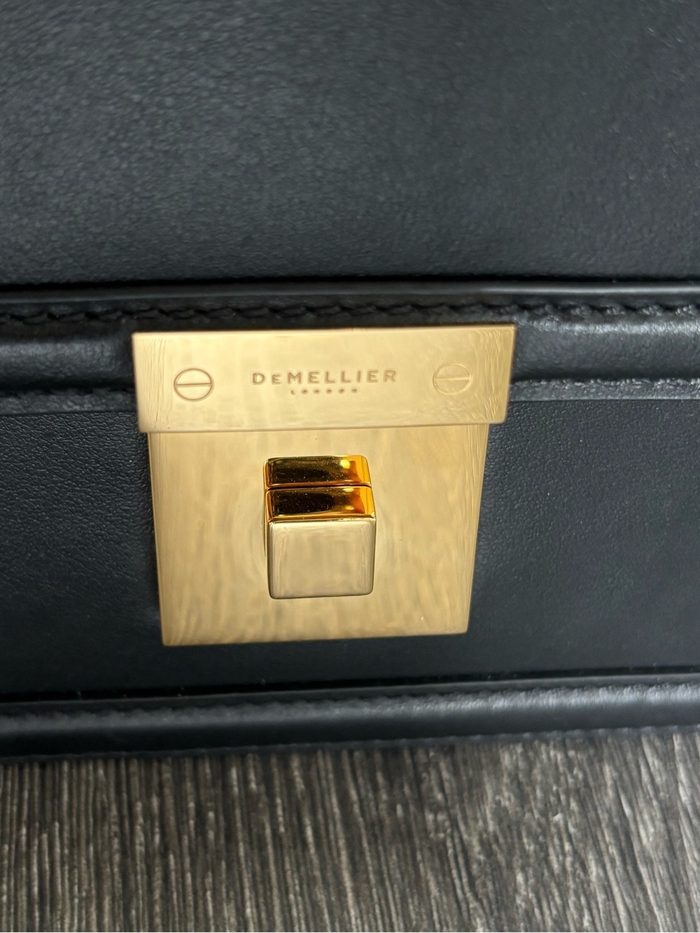 Demellier Paris Crossbody in Black - Picture 2 of 5